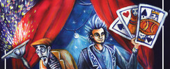 Navets rouges et paillettes bleues -