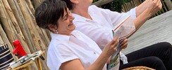 Elisabeth Paul et Claire Gaudin   - Alors, ces vacances? Spectacle de la Cie Yolanda