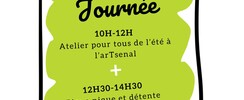 Les formules de l'été à l'ar[T]senal - Formule journée