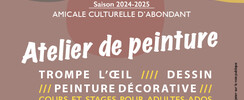 Amicale culturelle d'Abondant - Cours de peinture décorative
