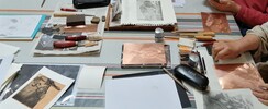 MurielB, plasticienne et graveure  - Du dessin à l' estampe : initiation ou perfectionnement