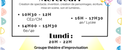 Théâtre et Cie - Atelier de théâtre hebdomadaire