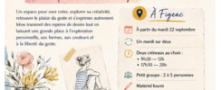 Irène Carle -Studio Phénix - Ateliers créatifs en petit groupe à Figeac Saison 2026-2027