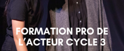 Atelier Juliette Moltes - Formation de l'acteur - cycle 3