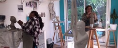 Isabelle Quint Atelier - Cours sculpture modelage mini groupe 3 personnes