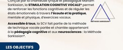 Atelier Méthode Sarkissian - Stimulation cognitive vocale®