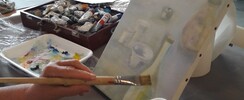 Elisabeth - Cours de peinture et dessin .
