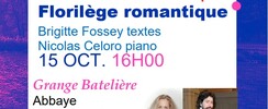 FLORILEGE ROMANTIQUE BRIGITTE FOSSEY NICOLAS CELORO