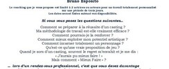 STAGE FACE CAMERA POUR 2 ACTEURS(TRICES)