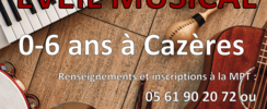 la Maison Pour Tous - atelier d'éveil musical
