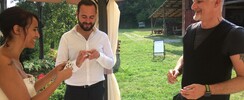 Alberto Merletti et Cristina - Magicien pour mariage