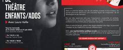 Laura Vaille - Cours de théâtre 7/12 ans, 13/17 ans