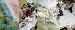 Lou Dave - Illustratrice, peintre, graphiste,cours & stages