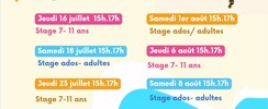 Stages de découverte du piano juillet/ août Finistère Nord