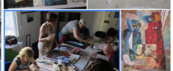 Atelier du trident  - Cours de peinture, arts pla, techniques mixtes, dessin