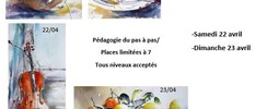 Catherine Rey - Stage aquarelle pour 2023