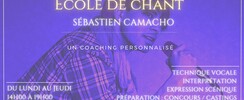 SÉBASTIEN CAMACHO - COURS DE CHANT MONTÉLIMAR