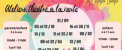 La Maheno Compagnie - ATELIER DECOUVERTE DU THEATRE 