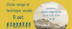 Stage voix, Circle songs et technique vocale