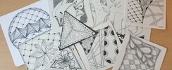 l'ARTelier de Bréziès - Dessin de relaxation Zentangle