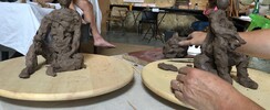 Eleanor, Val du Lys - Cours et Stages de sculpture - création, modèle vivant 
