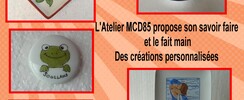 L’atelier mcd85 - création en peinture sur porcelaine