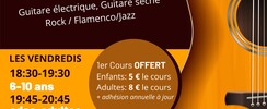 Association L'Imaginarium - Cours de guitare pour tous à la yourte 
