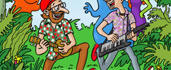 Petit Pyl et Tropical Joe -