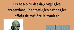 atelier d'art Merlin - ouverture d'un cours de sculpture/ modelage