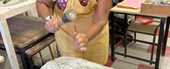 Nicole Durand - Cours sculpture,taille de pierre ou bois et modelage terre