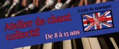 Association music Revolution - Atelier chant collectif de 8 à 15 ans 