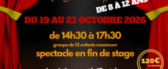 STAGE DE THEATRE ENFANTS 8-12 ans