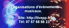 LivePP - Association loi 1901 Licence 1 Org.De Spectacles. Artistes