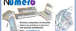 NUMER6 - Musicien avec Synthétiseurs, tendance electro