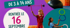 CIRQUE à Sète   - cours de CIRQUE enfant