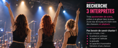 Spectacle musical à Strasbourg – Recherche 3 interprètes