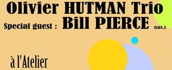 Olivier Hutman Trio invite le saxophoniste Bill Pierce