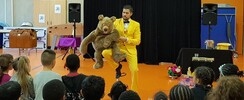 Mahel Magicien - Spectacle Malou et l'ours Balou