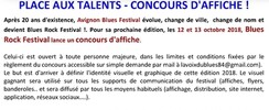 Concours d'affiche pour Blues Rock Festival 2018