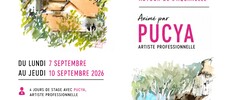 Stage d'aquarelle avec Pucya