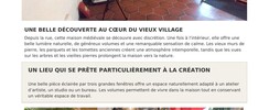 Maison médiévale avec atelier – Marsanne (Drôme) – 259 000 €