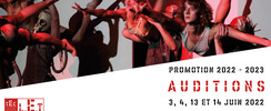 Laboratoire d'Expression Théâtrale  - Auditions pour la promotion 2022-2023