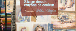 stage de DESSIN aux crayons de couleurs