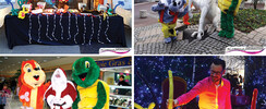 Normandie Animation - Sculpteur sur ballon Mascotte peluche géante animation Noël 
