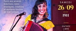 Concert brésilien dansant à l'accordéon