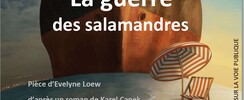 La guerre des salamandres par cie du Rhinocéros Blanc