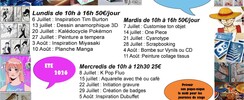 Stages arts visuels été 2026