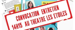 Cherche 4 comédiens (2F &2H) pour pièce journée 60 fois