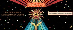 Arkane en concert: l'émotion du rock, la puissance du choeur