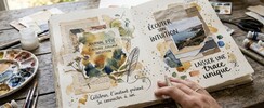 Journal d'été avec écriture, collage et intuition